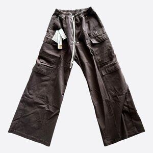 Rick Owens Brown Cargo Bela Jumbo Pants